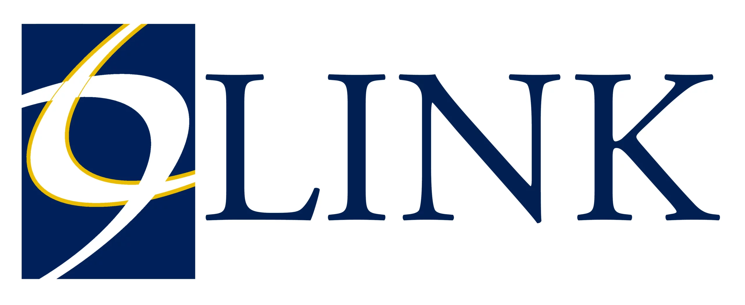 LinkRP Logo Blue Text on White Background